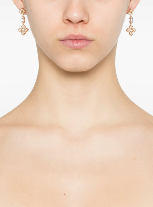 18kt rose gold Venetian Princess diamond earrings